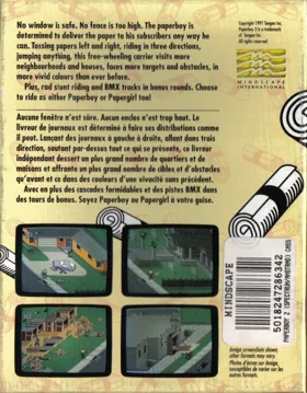 Paperboy 2 box cover back